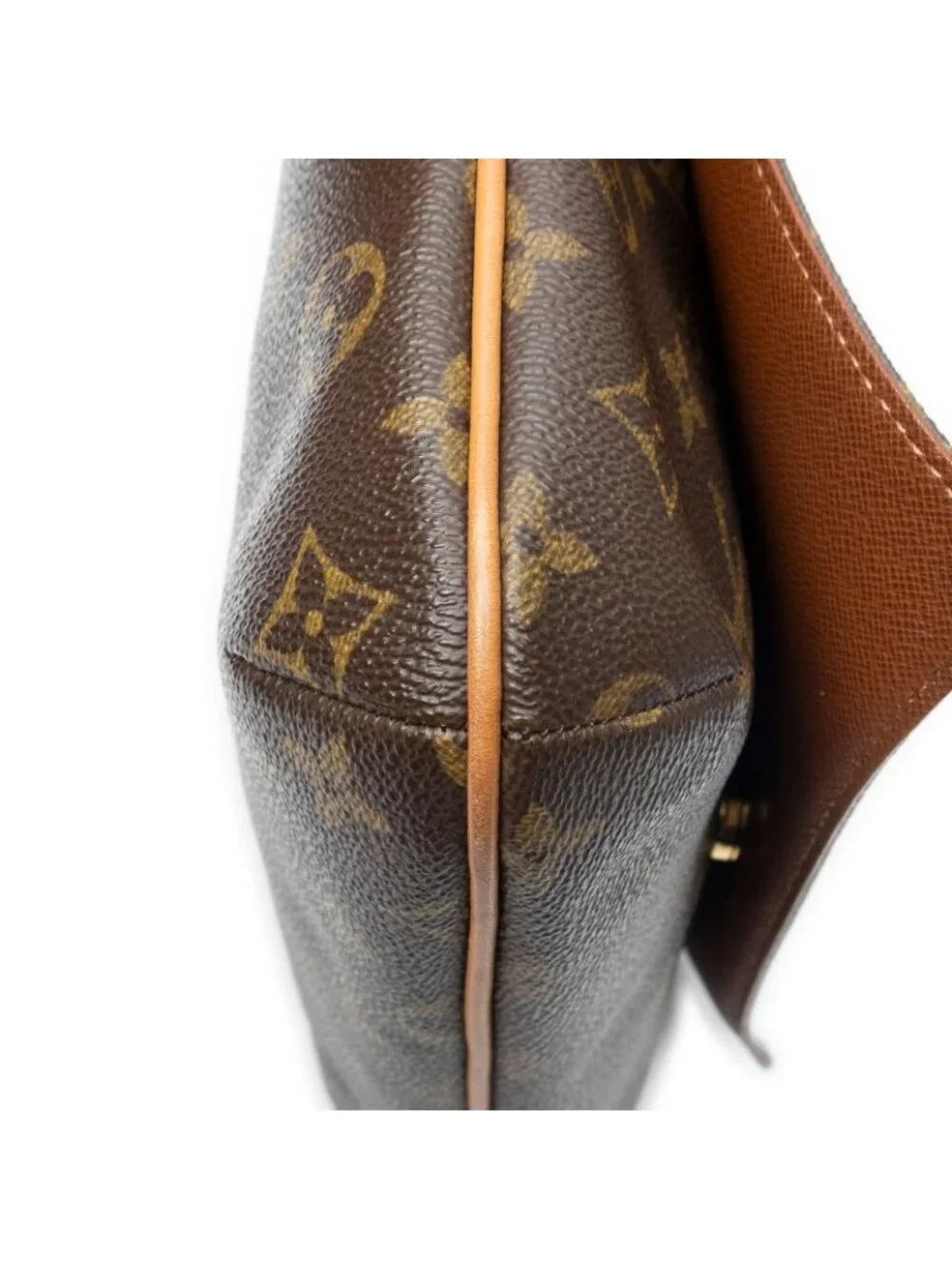 Louis Vuitton Musette Tango Brown Monogram Canvas Crossbody